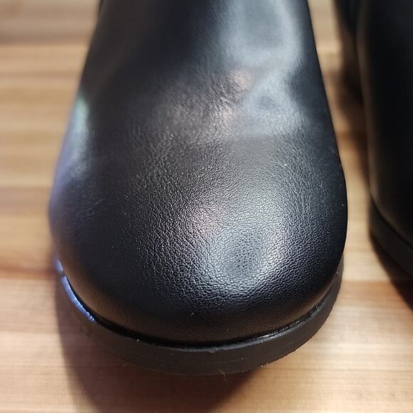 STYLE & CO WILEYY BLACK ANKLE ZIPPER BOOTIES SIZE 10 NWOB CUTE - Picture 6 of 16